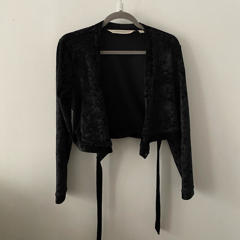 Velvet Wrap Top